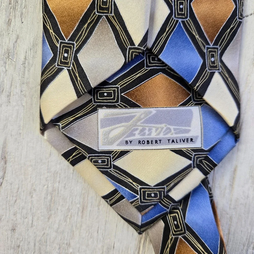Vintage Robert Taliver Silk Imported Tie 59